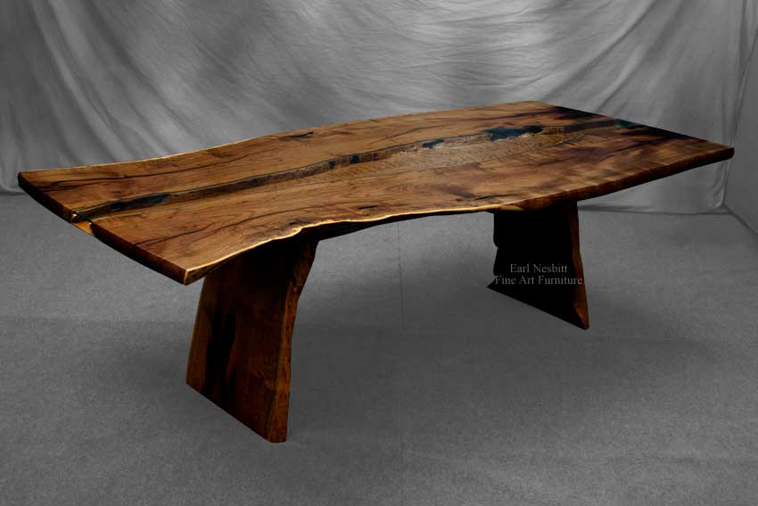 mesquite and maple dining table